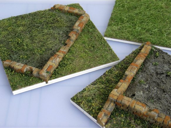 model grass samples