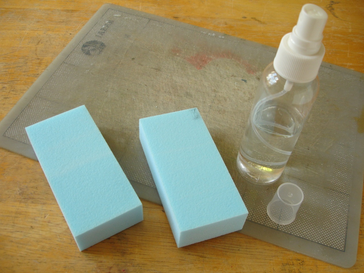Gorilla Glue test, styrofoam moistened
