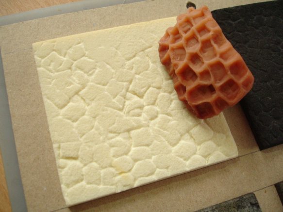 pressed pattern in Kapa-line foam